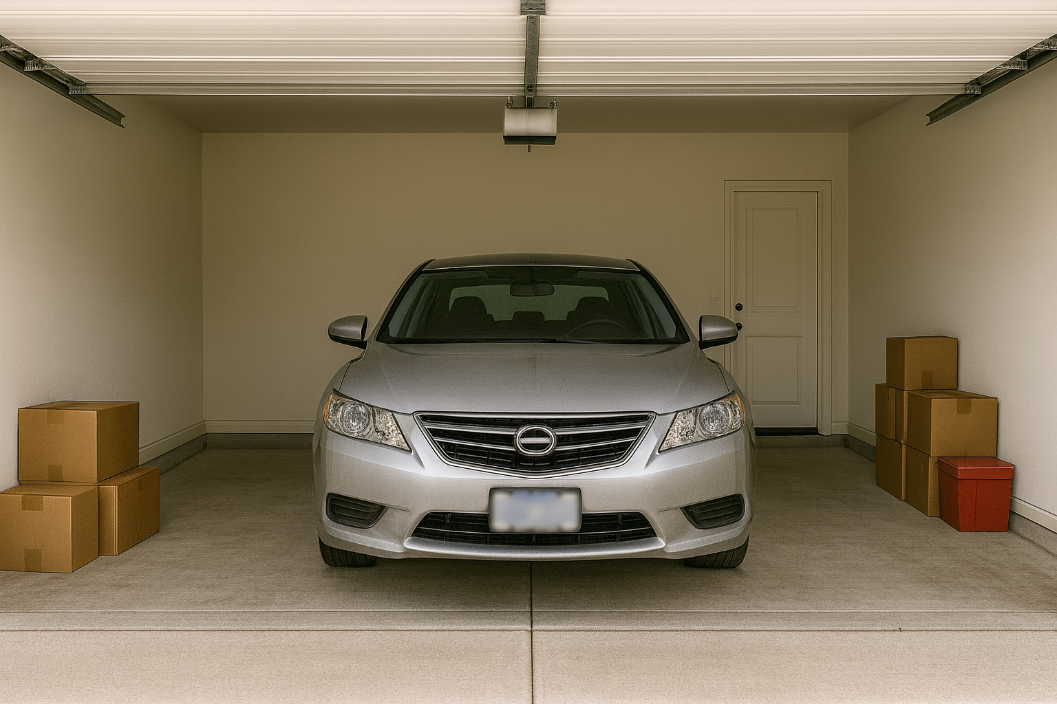 Clean, organized garage after GarageGone cleanout service
